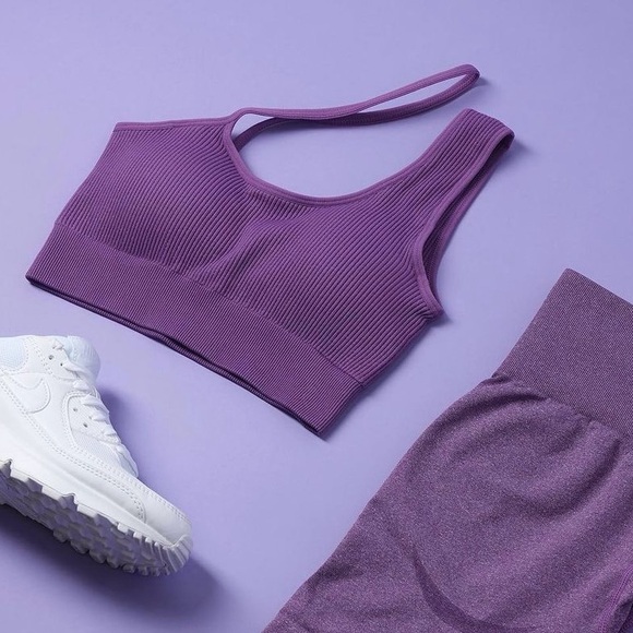 💜 NVGTN Seamless Sports Bra - XL - Picture 6 of 6